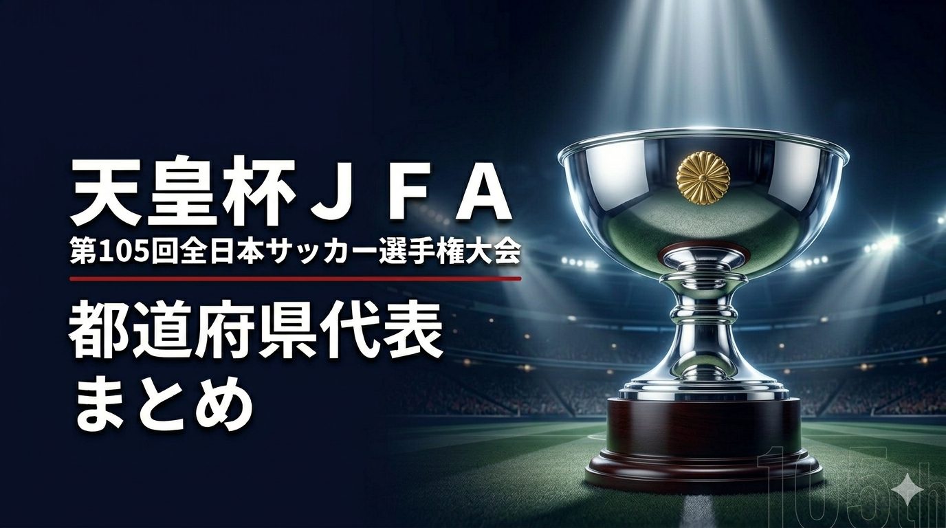 天皇杯JFA第105回全日本サッカー選手権大会 都道府県代表 まとめ